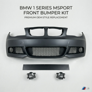 BMW 1 Series M Sport front bumper kit 2008-2012 aftermarket E82 E88